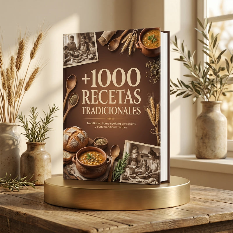 🎁 BONO 6 +1000 Recetas Tradicionales